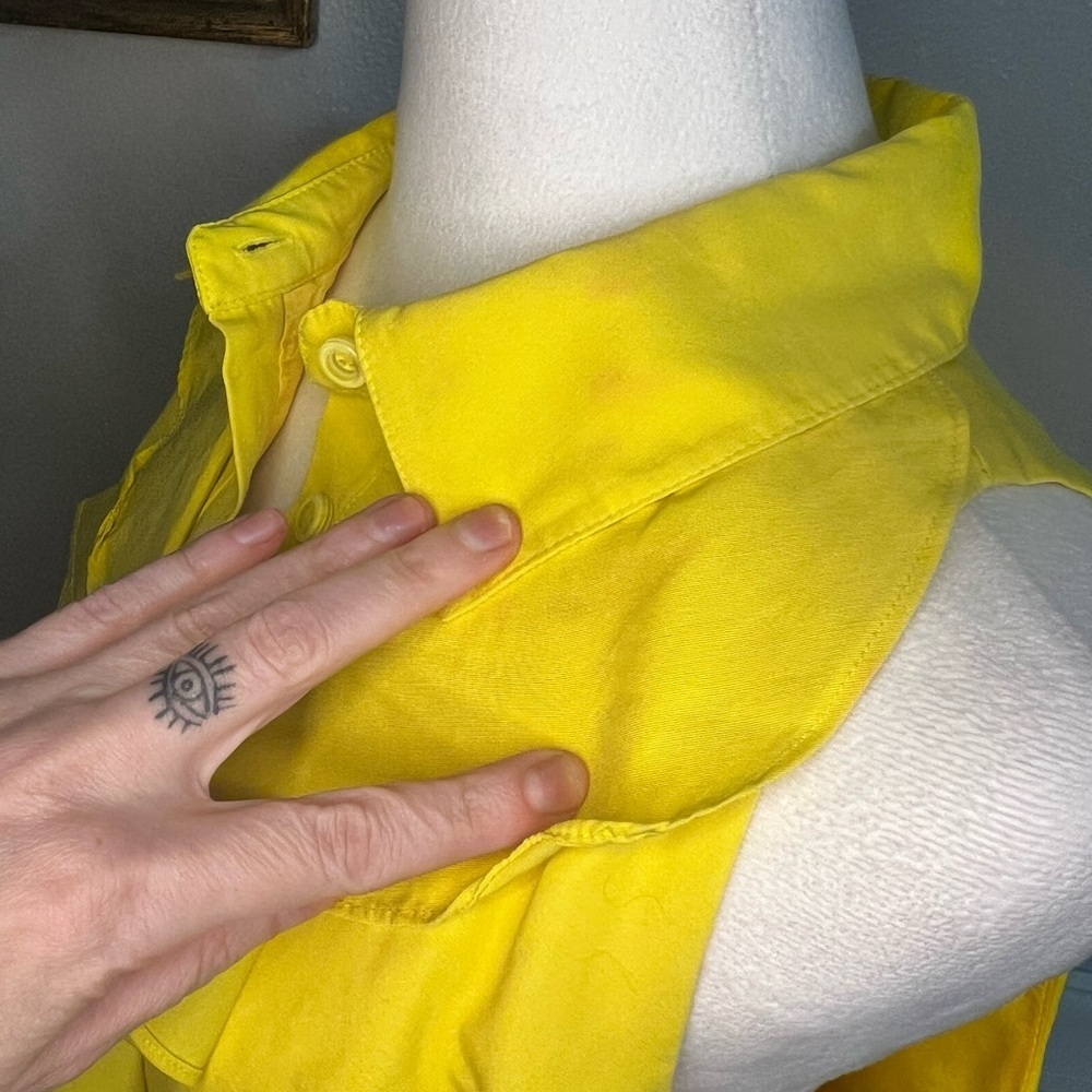 Shoshanna yellow sleeveless dress 12
Ruffle Mini Pockets Cotton Silk - Picture 9 of 16